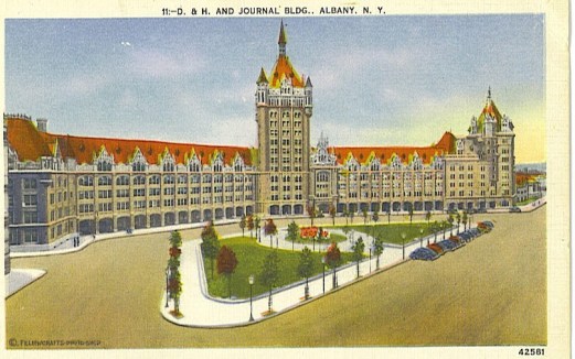 Old Postcard of the D&H Castle